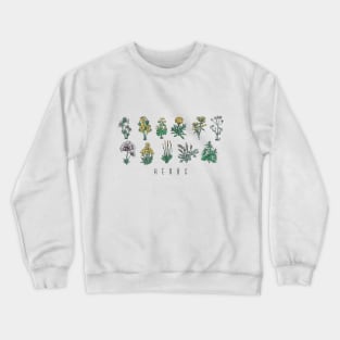 Botanical Design - Herbs Crewneck Sweatshirt